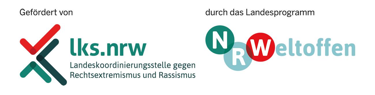 Logo des Landeskoordinierungsstelle gegen Rechtsextremismus und Rassismus